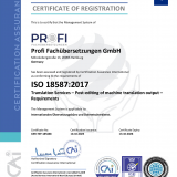 ISO 18587,Post-Editing, maschinelle Übersetzung, Machine Translation (MT), MTPE, Sprachqualität, Qualitätssicherung, Lektorat, Korrekturprozess, Human Editing